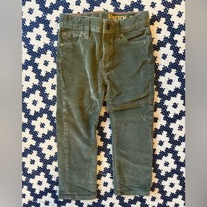 Crewcuts kids Green Corduroy Pants